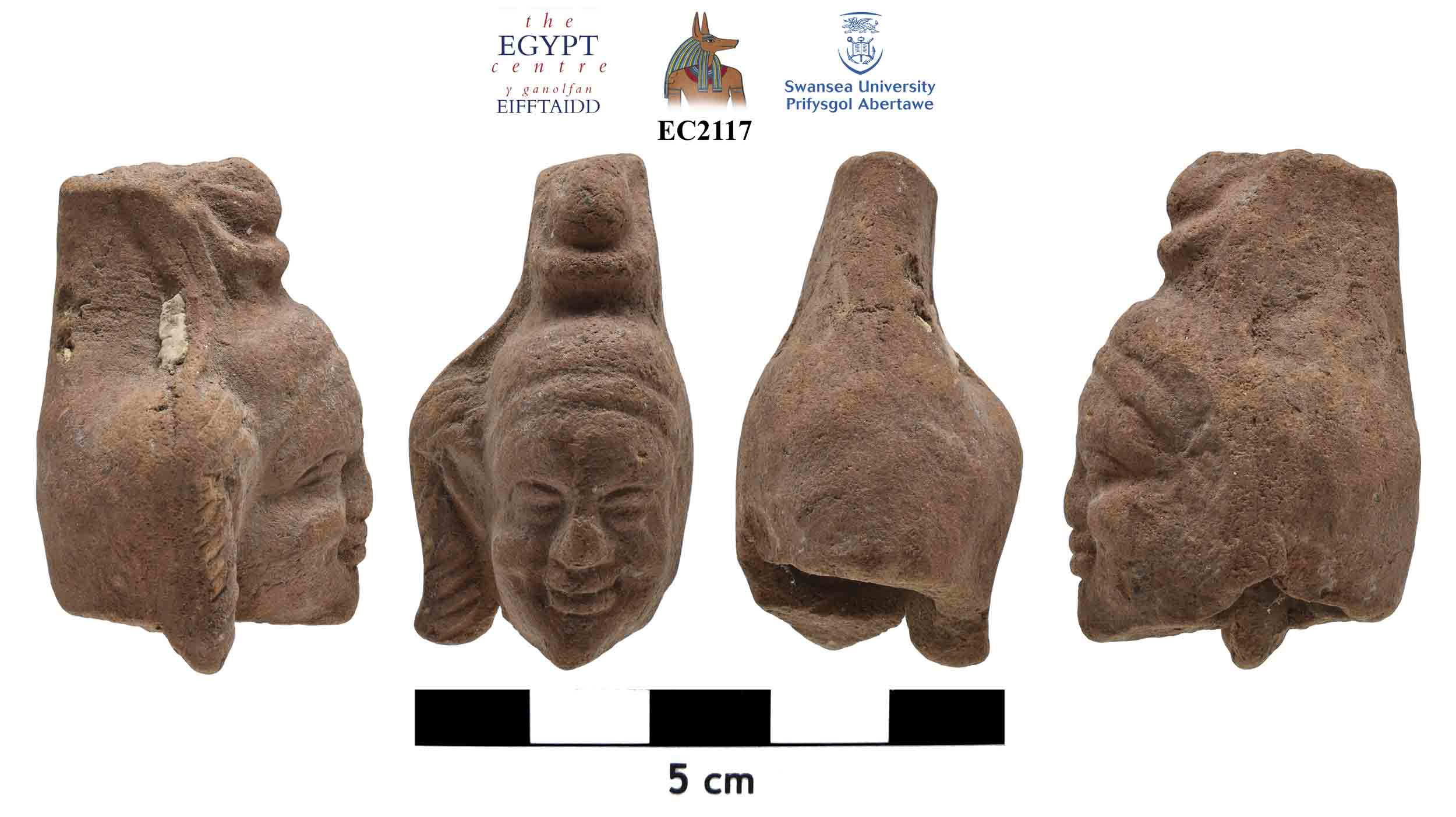 Image for: Head of a terracotta figure